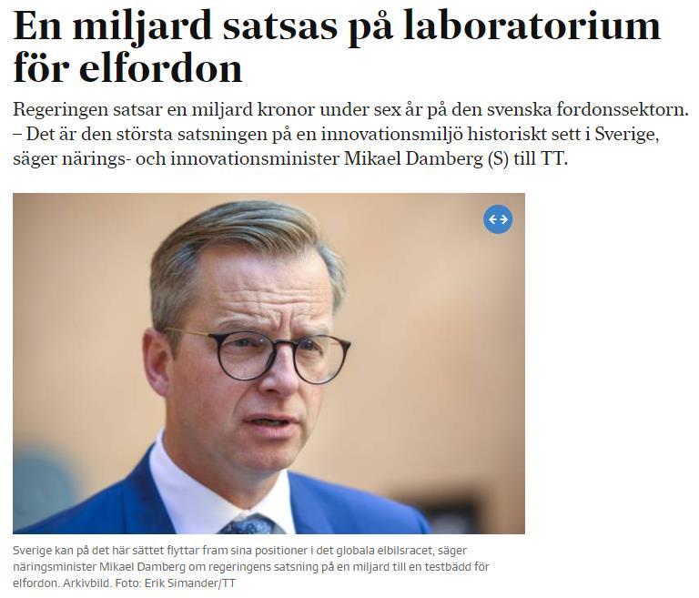 elektromobilitet skulle kunna se ut och finansieras tillsammans http://www.regeringen.
