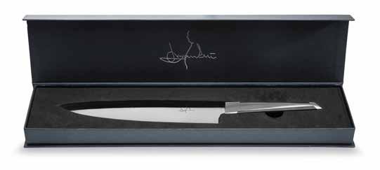 knivar i borstat stål Exklusiva knivar i modern design, noga utvalda för finsmakare av Leif Mannerström.