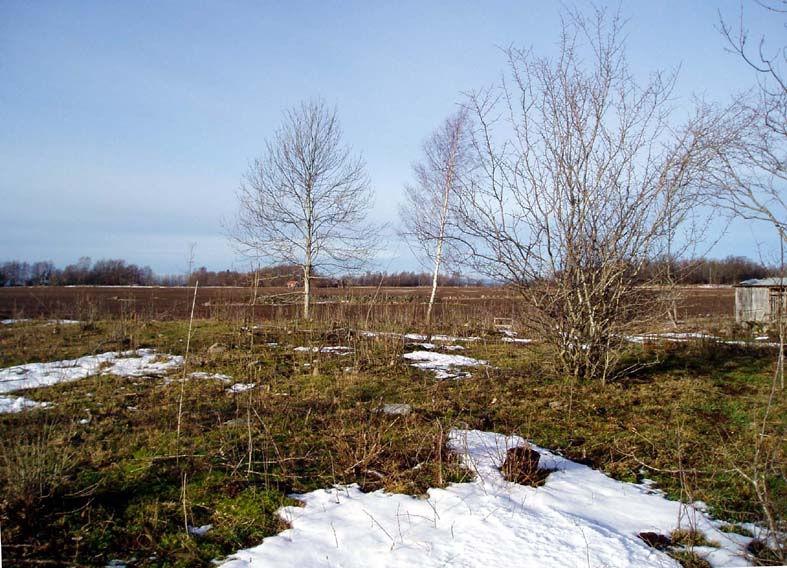 Besök vid torpet och skylt sattes upp. Foto taget vid tidigare tillfälle.