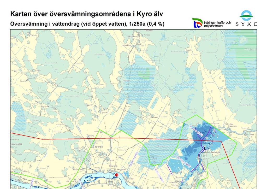 Översvämningskartorna över