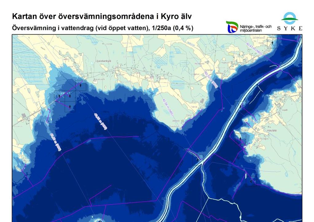 Översvämningskartorna över