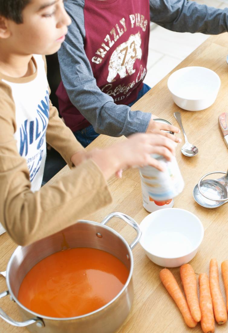 Förskolan: Lek med måltiden Skolan: Använd