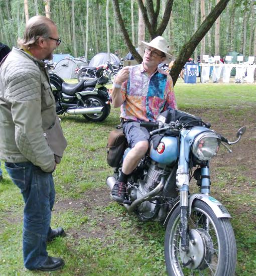 Britannia Rallyt 40 - år Text: & bild Johan Johansson Den svenska versionen av Britannia Rally som årligen arrangeras av TOMCC, Triumph Owners Motorcycle Club firade i år 40 år.