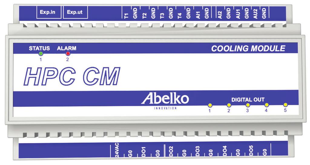 Kylmodul HPC CM Artikelnummer: Abelko 086U3394 Passiv kyla innebär att köldbärarvätska cirkuleras genom borrhålet och kyltanken utan att någon värmepump startas.