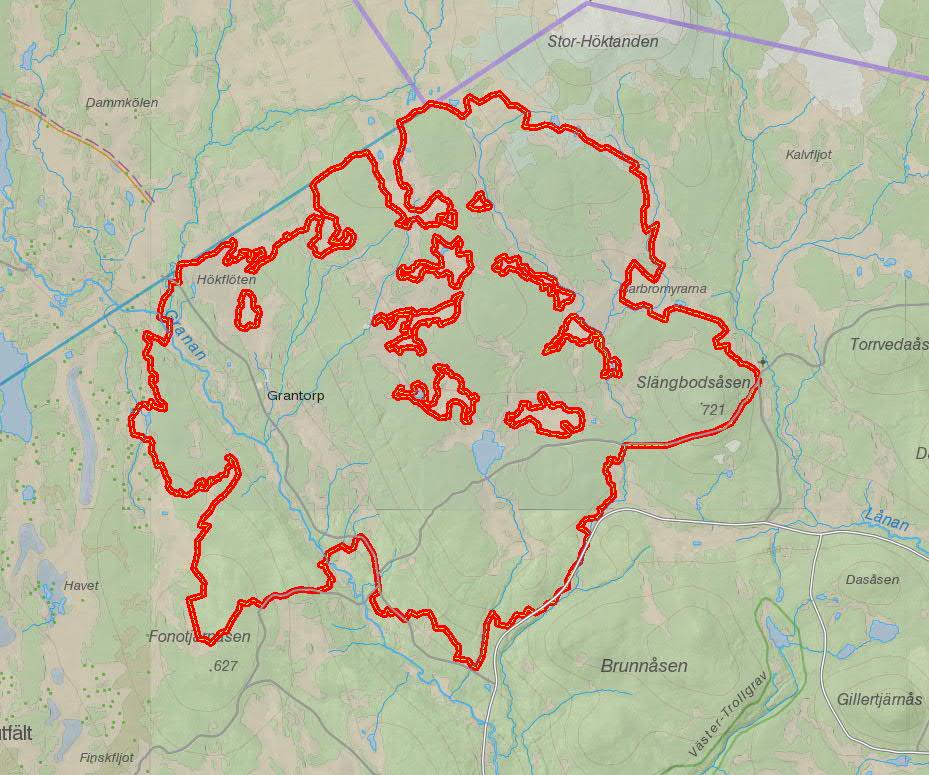 4.3. Trängslet Trängslet ligger i Älvdalens kommun i Dalarnas län, vid Älvdalens skjutfält 25 km sydväst om Särna och 50 km nordväst om Älvdalen.