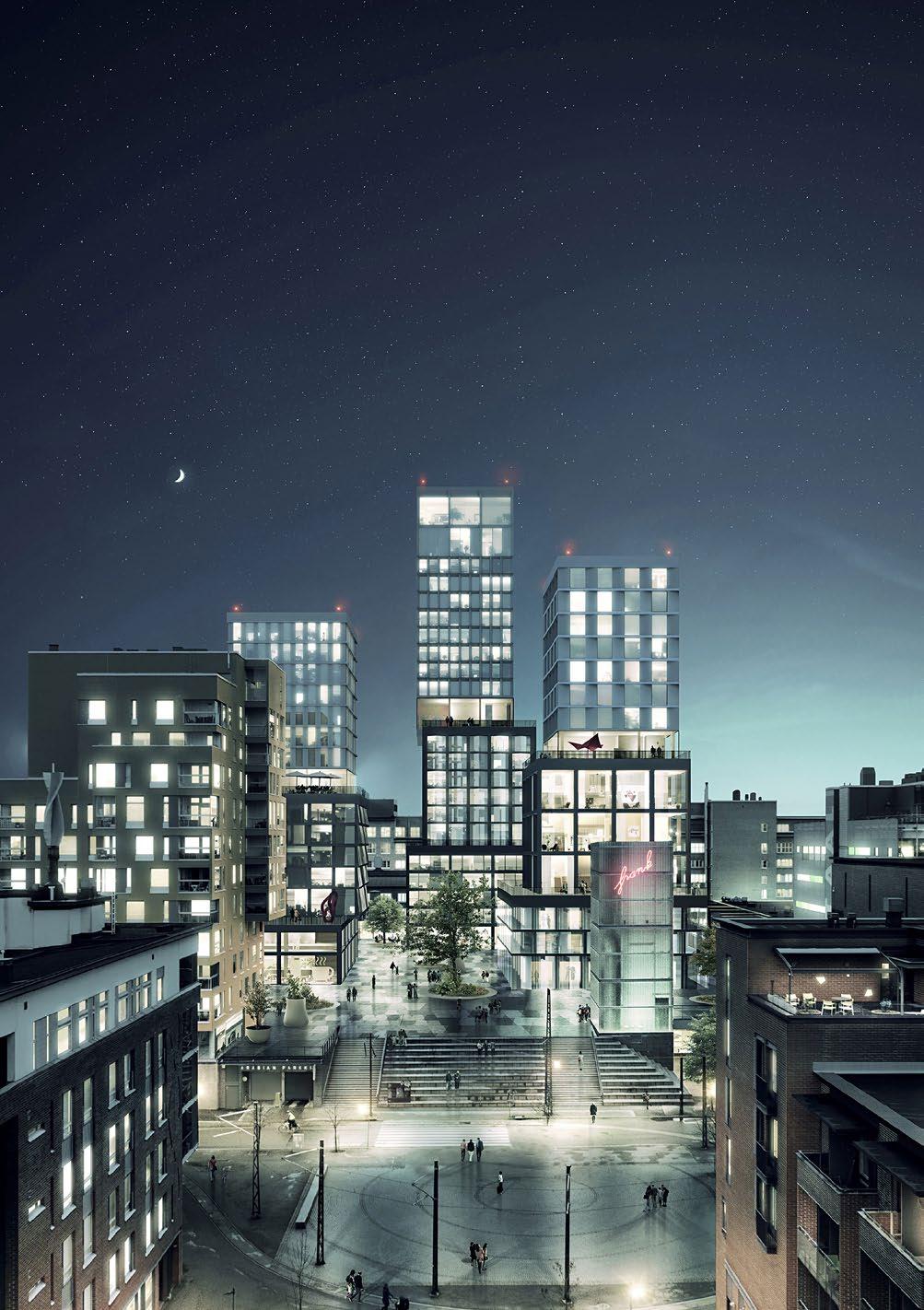 Arabias fabrikskvarter 20 Detaljplanen för Arabias fabrikskvarter ändras utifrån de segrande arbetena i arkitekturtävlingen år 2016.