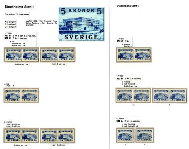 233 Samling Sverige **/* 1877-1978 i 2 st visiralbum.