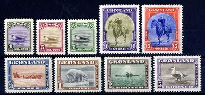 900 kr (A) 1400 374 Samling Grönland stämplat 1905-2000 i 1 album.