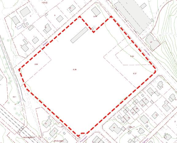 Detta område kan komma att justeras något i genomförandeskedet när mer detaljerade geotekniska utredningar tas fram.