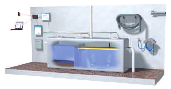 Med ett integrerat biologiskt reningssteg GOR BioSystem.