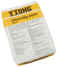 Ska glättas med putsbräda i plast, filtas med filtbräda och sedan målas. Putsbruk ska förvaras torrt på pallar och har en hållbarhet på 12 månader från tillverkningsdatum.