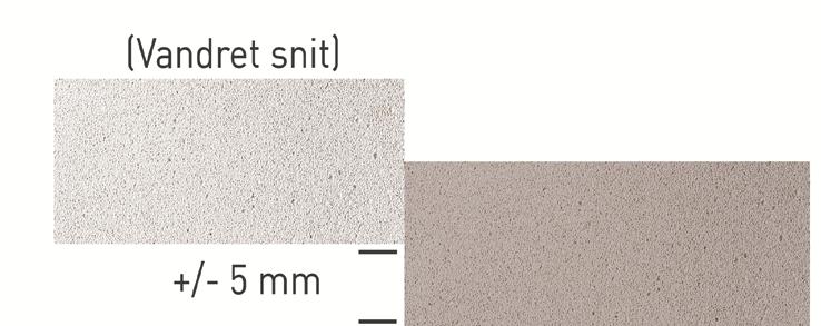 Det får inte finnas ojämnheter eller luftblåsor som är större än 5 mm. Större ojämnheter kan fyllas ut med Multipor lim eller annat lämpligt KC-putsbruk. Kapa av utskjutande element.