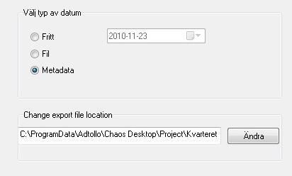 Exempel: Excel skapad med leverans från mapp i Chaos desktop. Exempel: Excel skapad med leverans från ärende (samma filer som ovan). Mappens namn skiljer sig, filnamn är densamma. Leverans till IDA 1.