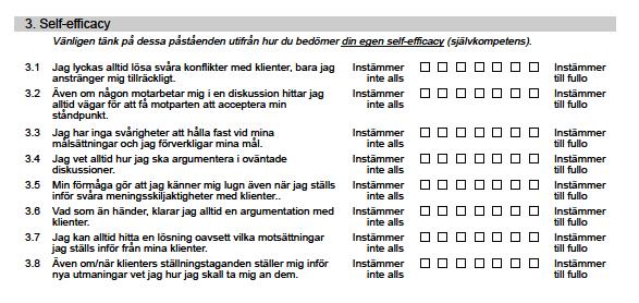 Bilaga 2 : Enkätens