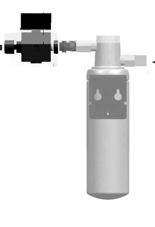 5. Pflege und Wartung Water Line Anbringen und Austauschen des Wasserfilters. Muss alle sechs Monate gewechselt werden.