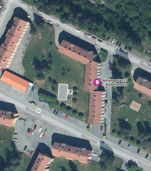 se Satellitfoto området.