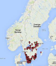 Anslutna bönder och slakterier 100,3 miljoner kycklingar producerades i Sverige 2017