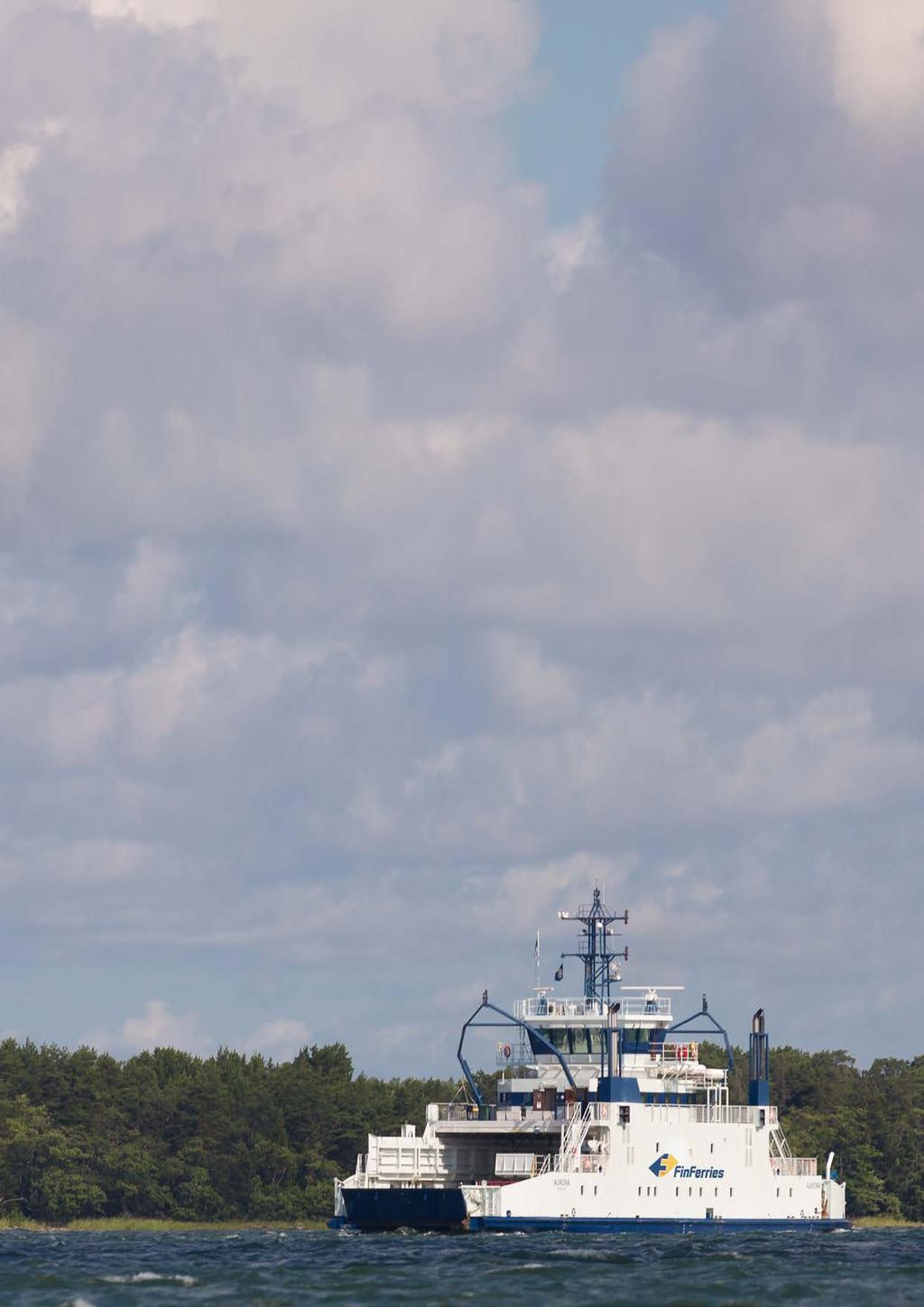 FINFERRIES 2016 ǀ 11 Utveckling av miljöskyddet Viktiga utvecklingsprojekt 2016 Byggandet av en eldriven hybridfärja inleddes.