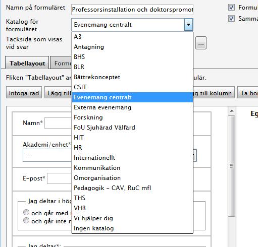 Lägg formuläret i en katalog. Detta gör det lättare att hitta formuläret.