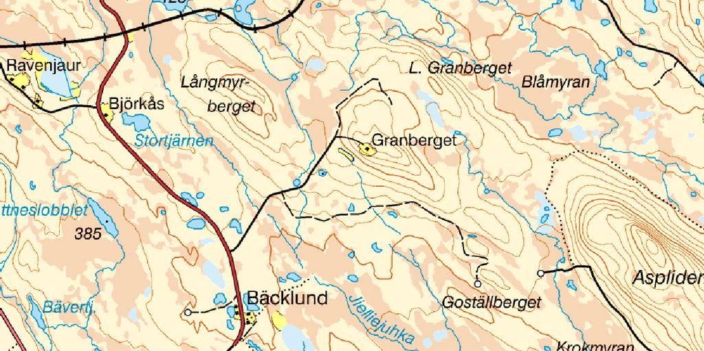 Områdets historia Det första bosättningsförsöket i Granberget gjordes år 1870.