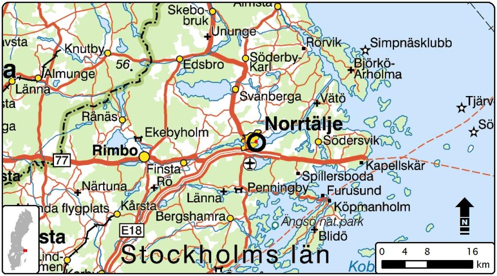 Inledning Uppdrag Norrtälje kommun planerar att exploatera delar av fastigheten Skridskon 54 för att göra plats för nya bostäder.