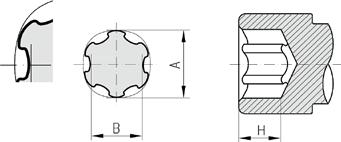 Driftverktyg Torx Plus Driftverktyg för G8 sexkantstryckare Driftverktyg för G12 sexkantstryckare Artikel nr Torx A B min H max GT8-IP 1,48 1,13 0,0 0,70 GT8-IP6 6 1,78 1,38 0,60 0,80 GT8-IP7 7 2,09