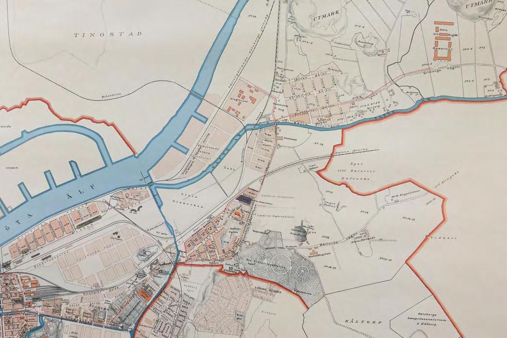 Karta 1906 så Slakthusgatan kopplas tyvärr ihop med återvändsgatan Götaholmsgatan (p.g.a. Bunkeberget) istället för