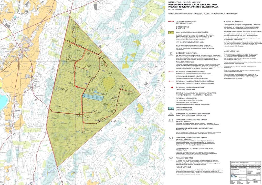 32 (83) 9.3 Planförslag 9.4 Godkänd plan Figur 9.2. Planutkast för Pjelax vindkraftpark. Kompletteras under processens gång. Kompletteras under processens gång. 10 AVGÖRANDEN, BETECKNINGAR OCH BESTÄMMELSER I DELGENERALPLANEN 10.