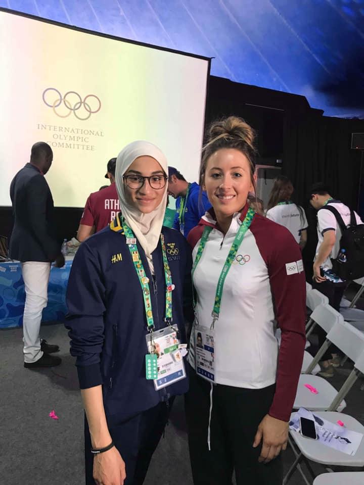 Bild 17, Chungwon Choue och Rim Bild 18, Rim och Jade Jones På eftermiddagen startar taekwondotävlingen och vi tittar på
