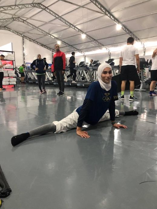 Efter rundvandring i området så kör vi ett första träningspass, mest för att få kroppen att vakna efter den väldigt långa resan.