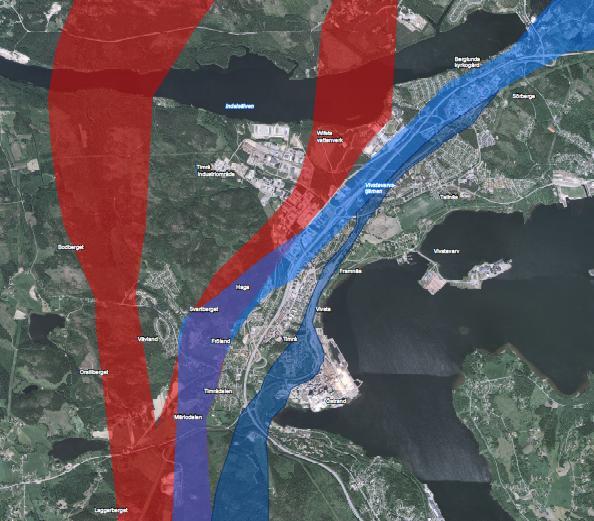 Inom 2 km nås ca 5 700 boende respektive 1 900 arbetsplatser. Inom 3 km radie nås ca 9 000 boende respektive 2 400 arbetsplatser.