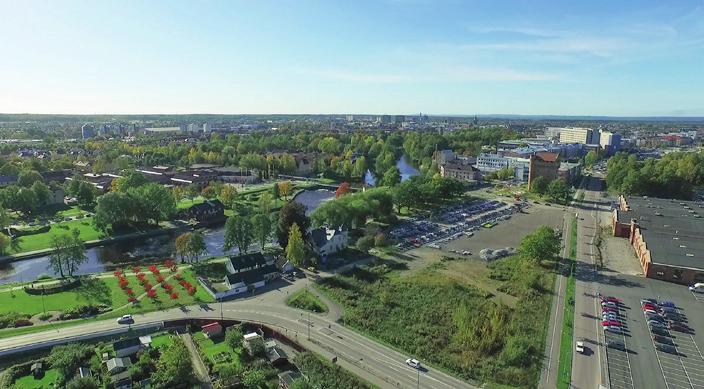 OMRÅDET MARK- BACKEN GRENADJÄR- STADEN RYNNINGE Hjälmaren VISSTE DU ATT SLUSSPARKEN Alla nya kvarter från Seniorgården förses med utemiljöer som är planerade att vara vackra året om.