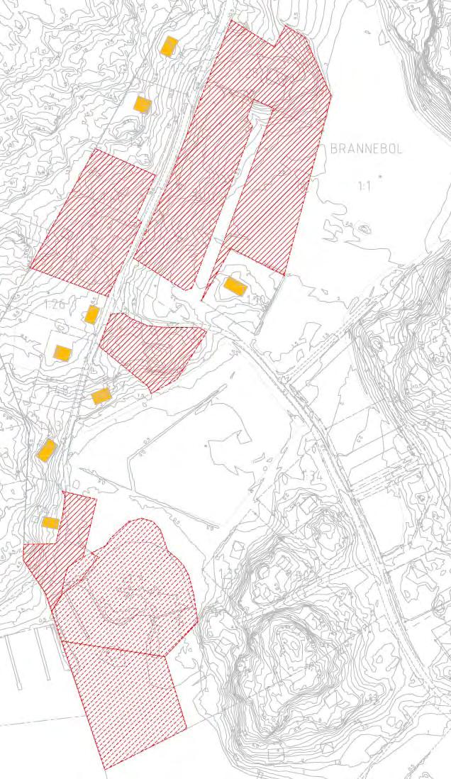 Utbyggnadsområde Bostäder Utbyggnadsområde Småbåtshamn Figur