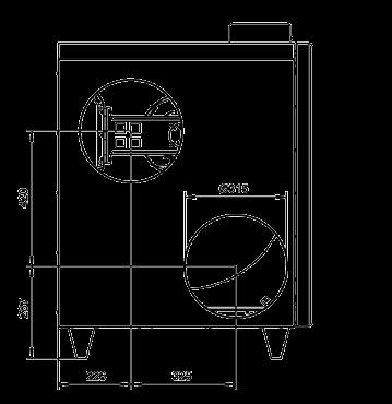 Casa R9-H/R15-H Comfort 201710 4.2 Krav på serviceutrymme Vi rekommenderar att man installerar aggregatet i ett separat utrymme, förråd eller tvättstuga, på en stum botten.