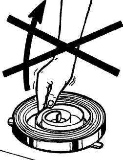 See Replacement of Hose. Fig. 1. Loosen the swivel joint. Fig 2. On spring side, loosen the two screws of the spring linkage shaft bya 10 mm wrench. Fig.3.