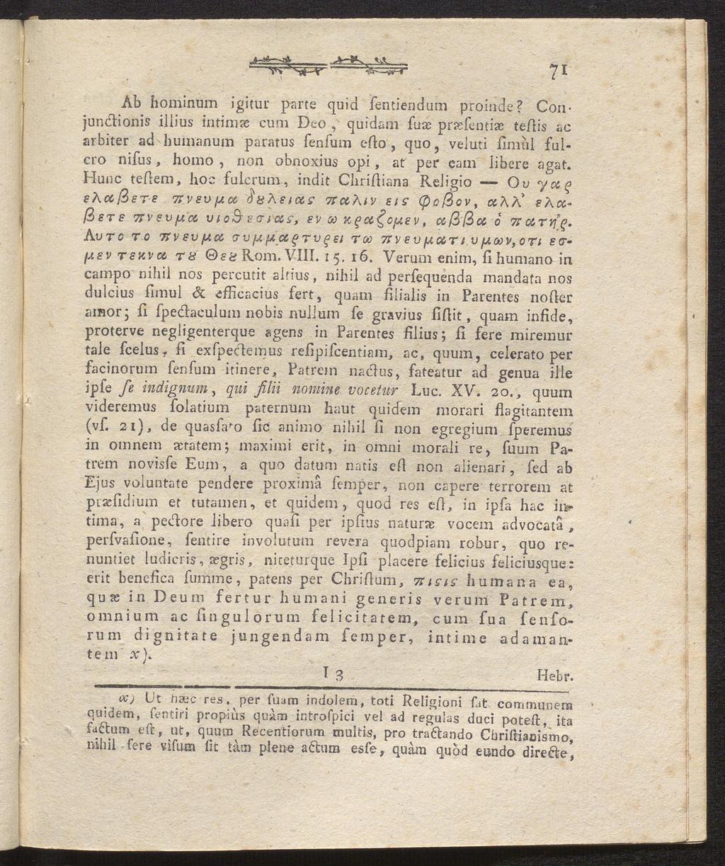 " WNMT Ab hominum igitur parte quid fentiendum proiude?