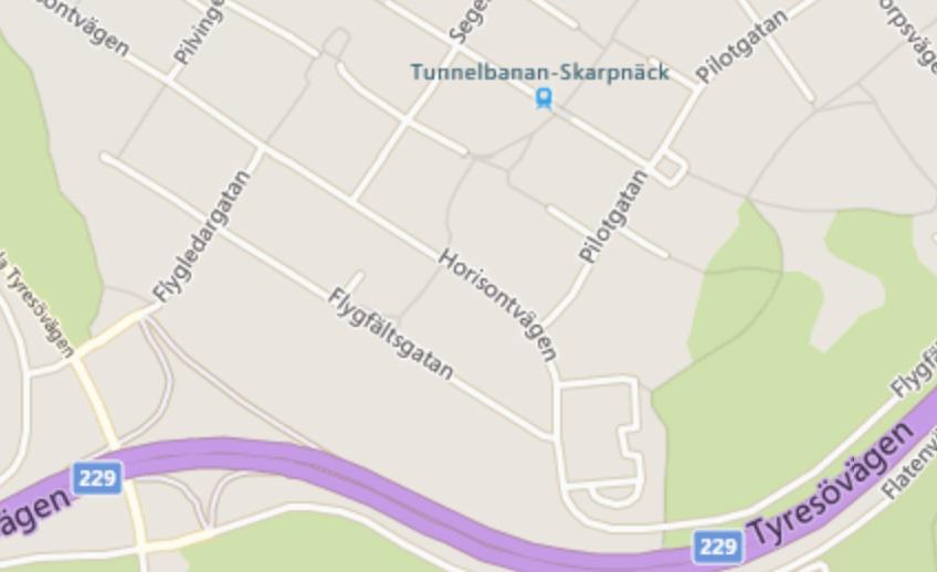 tomträttsinnehavare av Stockholm Landningsbanan 22 som är belägen i Skarpnäck med en industribyggnad i två plan.