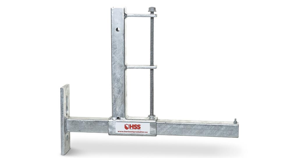 FLEXFÄSTE Art nr: 831500 Används där stolphållaren behöver vara justerbar, upp till maximalt 445mm från en vertikal yta.