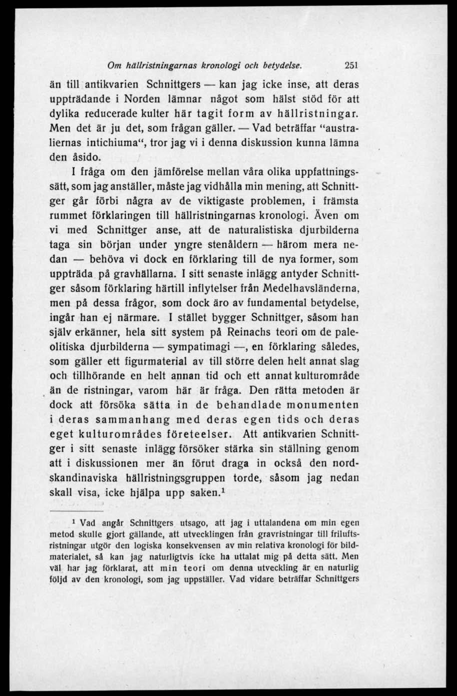 Om hällristningarnas kronologi och betydelse.