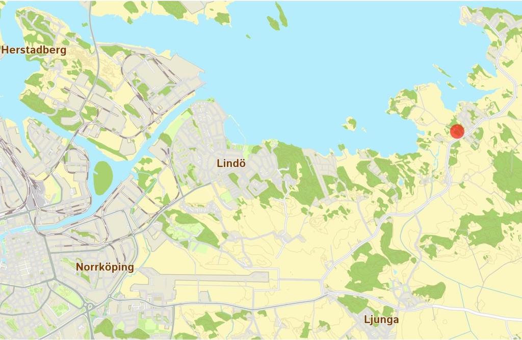 7(10) 2. Planens huvuddrag 2.1 Planområdet Planområdet är beläget cirka 10 kilometer öster om Norrköping centrum intill Bråvikens kust.