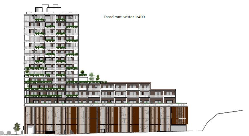 [11] Placeringen av befintliga byggnader kan ses i Figur 5.