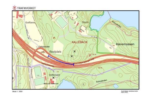 Objektförteckning 40, Delsjömotet, KALLEBÄCK Motivering: Sydvänd torrslänt med nyckelstrukturer.