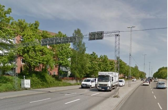 Varken bostadsområden eller nämnvärd fordonstrafik finns i närheten. Östra Sveriges Luftvårdsförbund.