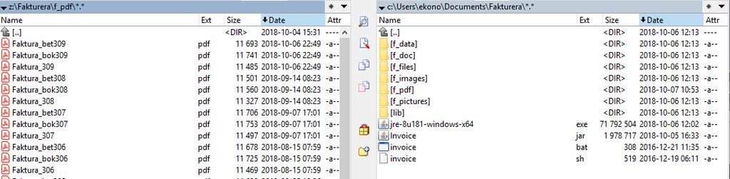 Skapa PDF När du är klar med fakturan och allt ser bra ut, klicka på pdf faktura, nu skapar programmet en pdf som får namnet Faktura_fakturanummer.pdf. Fakturan öppnas automatiskt med det program som är associerat med pdf filer.