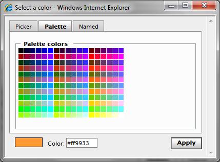 Grundläggande redigering 59 att lägga till den valda färgen i tabellen. Bakgrundsfärg. Välj en bakgrundsfärg för tabellen. Obs!