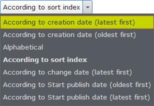 Mer information finns i Använda delat innehåll på en sida. Obs! Tänk på att inte alla sidtyper har innehållsområden. Inställningar Publicerad.