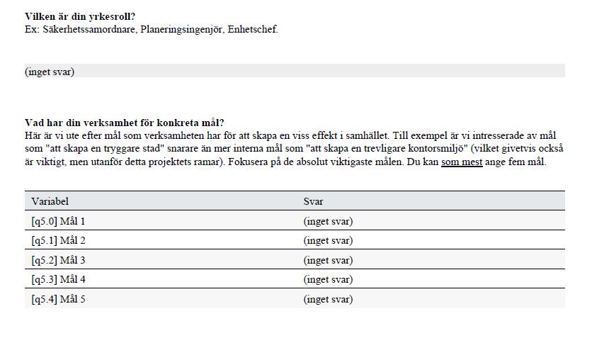 Bilaga A