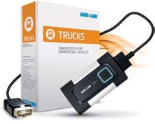 CDP+ Cars Lättanvänt diagnostikprogram. Kommunikation via radio (BT) eller kabel.