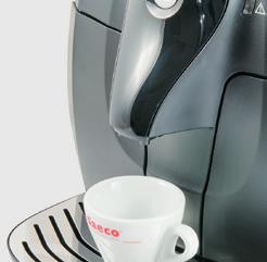 SVENSKA 19 Justering av mängden kaffe i koppen Maskinen