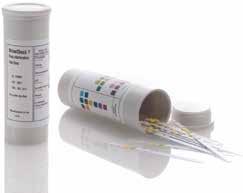 Urin-ontrol-Stick-7 Testremsor för detektion av manipulering i urinen Testresultatet indikerar om urinet har blivit utspätt eller innehåller kemikalier innan det riktiga drogtestet genomförs.